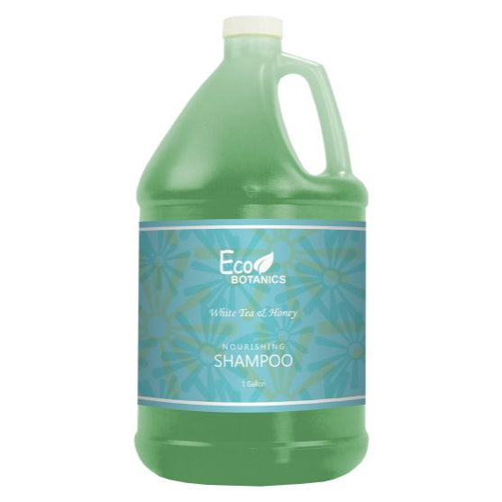 Eco Botanics Shampoo Gallons deliver nourishing cleanse with organic olive oil for soft, shiny, and manageable hair.