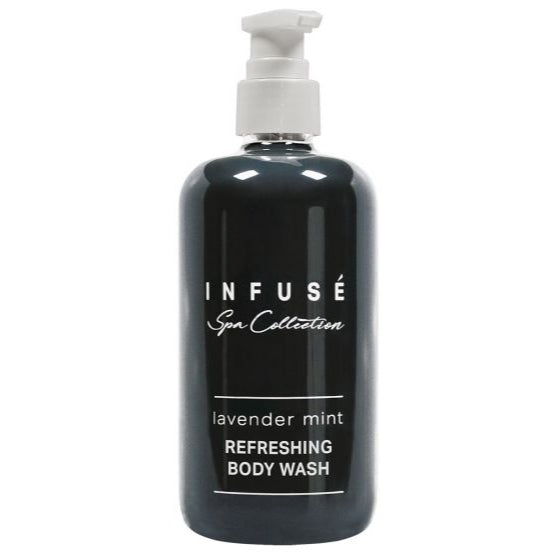 Infuse Lavender & Mint Body Wash offers a refreshing, calming cleanse with nourishing ingredients for a spa-like experience.