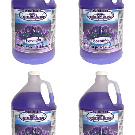 Limpiador de lavanda Nice &amp; Clean - Galones - 128 oz - 4/CAJA