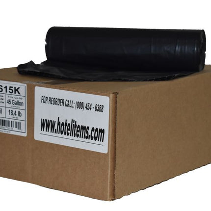 Black Trash Bag 40" x 46"-1.5 MIL- 100 / CASE