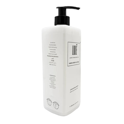 Lule Orange Blossom Conditioner pump bottle, 16.23 oz / 480 ml – side view