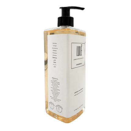 Lule Orange Blossom Shampoo pump bottle, 16.23 oz / 480 ml