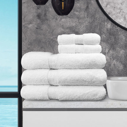 Oxford Reserve White Bath Sheet – 30" × 60" – 20 lb/Dozen