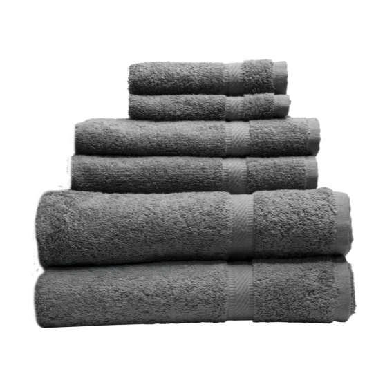 Oxford Imperiale Charcoal Grey Hand Towel 16''x30''-3.95 lb.-482 gsm-100% Cotton-12 / EACH