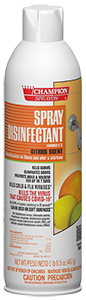Champion Spray Disinfectant Citrus Aeresol 17 oz Can - 12 / CASE