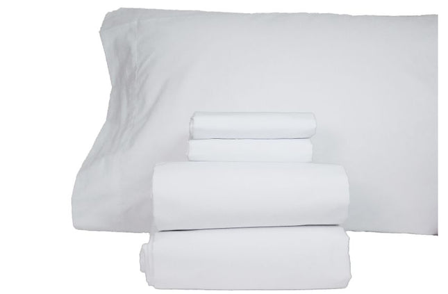 R. S. T-250 King Fitted 78''x80''12'' - 60/40 Cotton - 12/SHEETS