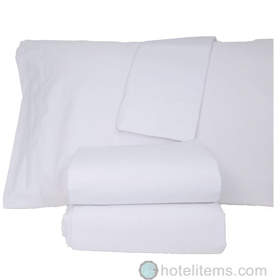 Royal Suite T-300 Queen Flat 96''x120'' - 60/40 Cotton - 12/SHEETS