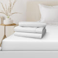 Pinnacle T-400 Queen Flat 104"x125"-100% Cotton-12/SHEETS