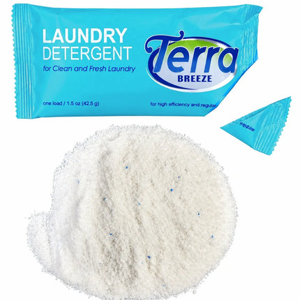 Terra Breeze Powder Laundry Detergent Packet 1.5 oz. / 42.5 g-150 / CASE