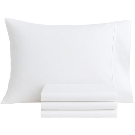 Standard/Queen Pillowcase T-300 White 65/35 Blend - 42x36