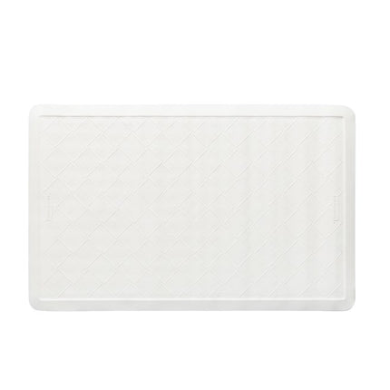 Alfombrilla de baño Rubbermaid Safti-Grip® blanca mediana de 14" x 22" - 1 unidad por caja