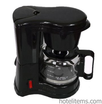 4 cup Coffee Maker Auto-off (Black)