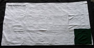 36"x68" 15 lb White Pool Towel