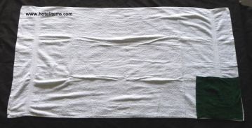 36"x68" 18 lb White Pool Towel