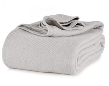 AllSoft Cotton Blanket - Twin - Grey