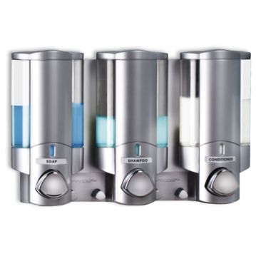 AVIVA Triple Dispenser -  Satin Silver