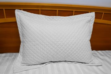 Radiance Diamond King Pillow Shams - True White