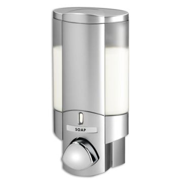 AVIVA Single Dispenser -  Satin Silver