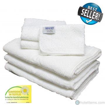 4 white cotton hotel bath towel large 27x54 *premium* st moritz 17# dozen 
