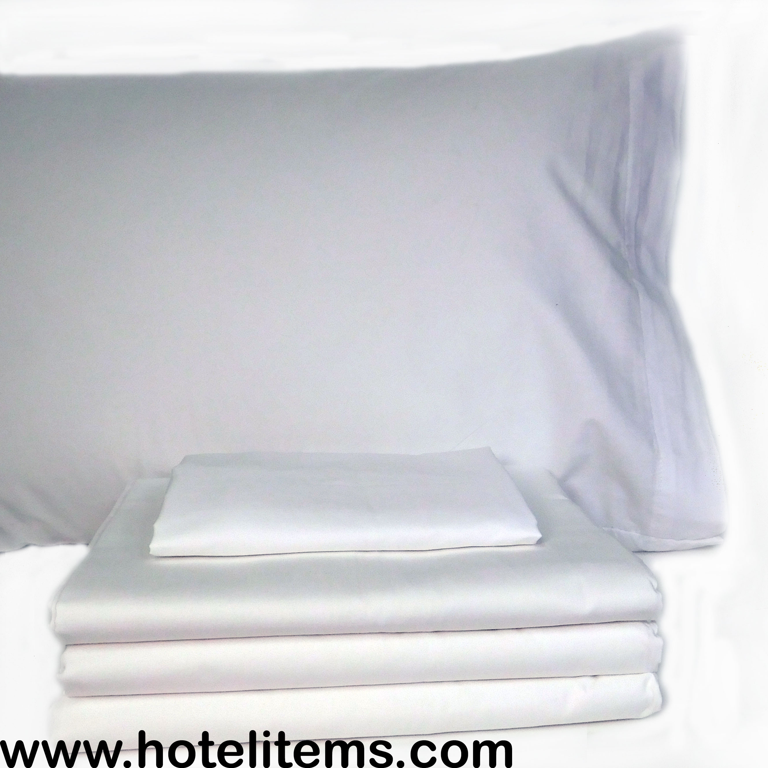 4 new 66x104 white t-180 twin size hotel flat sheet premium resort hotel  spa 